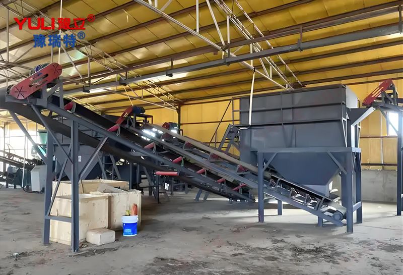 10000 ton powdered organic fertilizer production line