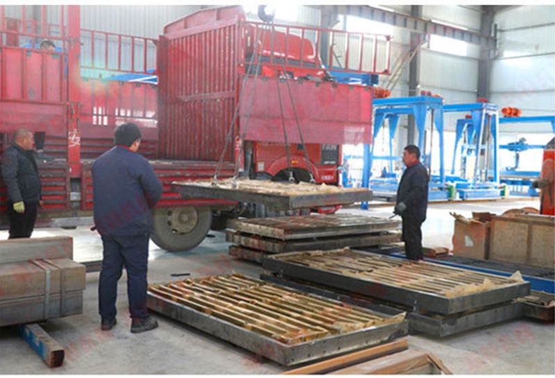 Henan Muyuan orders steel feces leakage plate molds