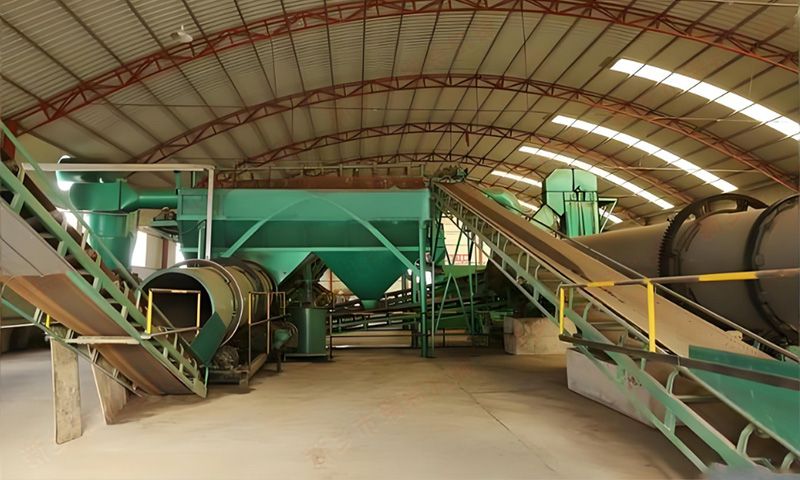 Annual production line of 50000 tons of organic fertilizer